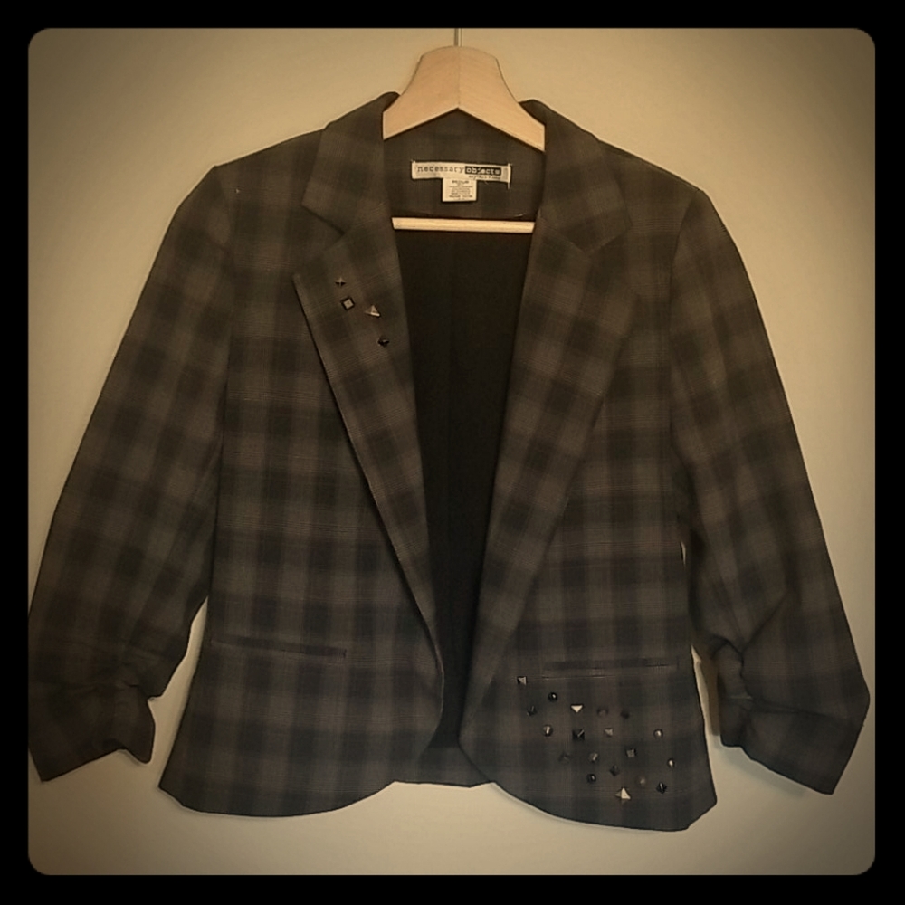 Checked Blazer (Necessary Objects) Plaid - image 1